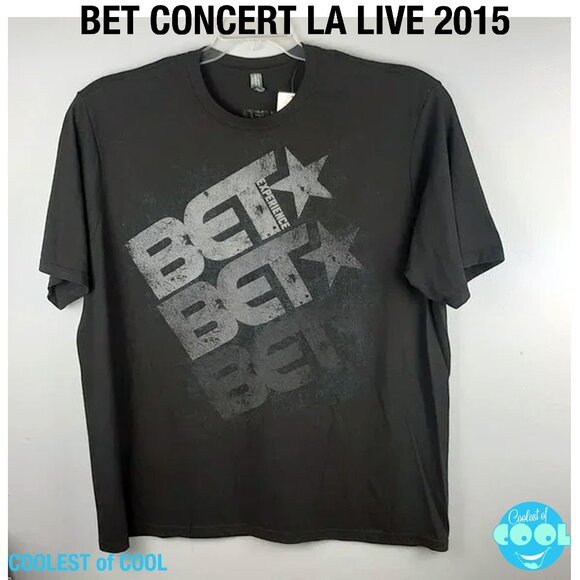 BET experience concert LA live 2015 tshirt size 3XL mens Artist names back NWT - Picture 1 of 9
